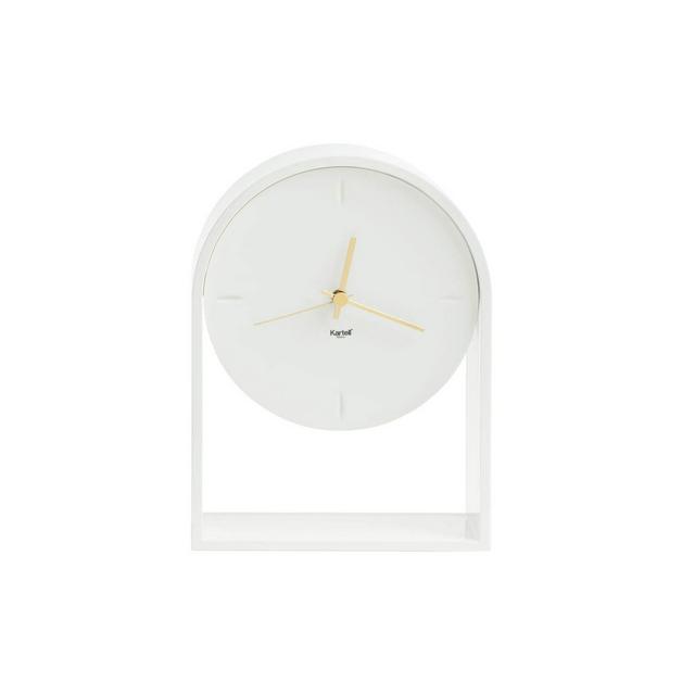 Air du Temps Orologio da Tavolo in plastica Plastica Bianco 215 x 8 x 30 cm